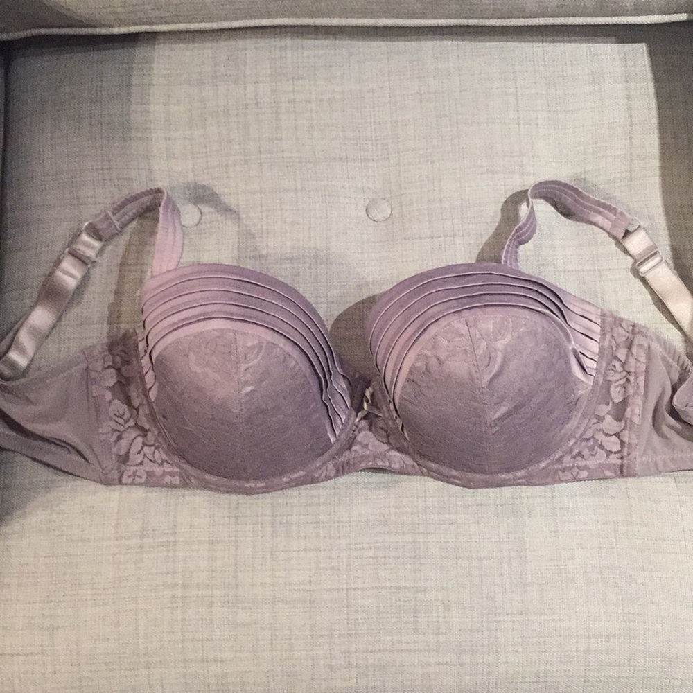 Purple bra